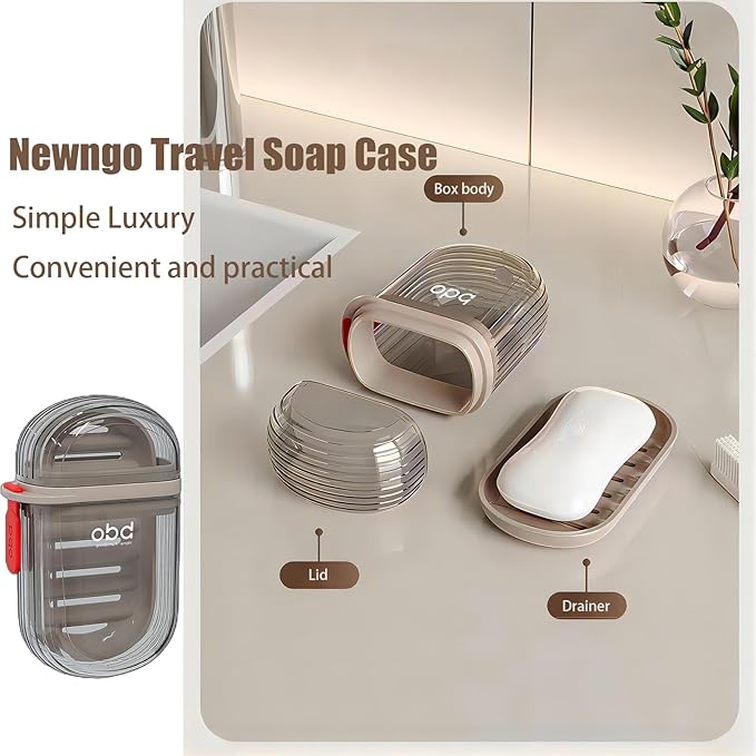 Travel Soap Case,Portable Soap Holder,Travel Soap Container Buy 1 Get 1 Free