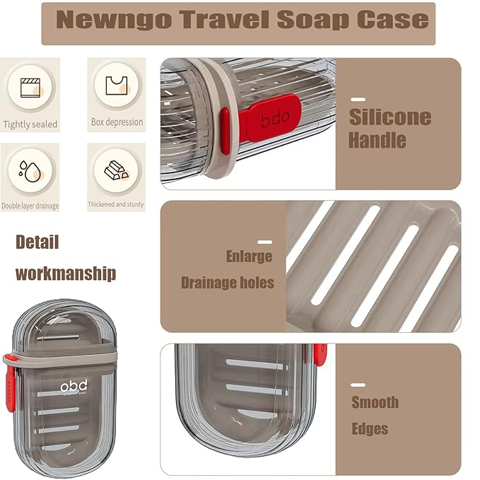 Travel Soap Case,Portable Soap Holder,Travel Soap Container Buy 1 Get 1 Free