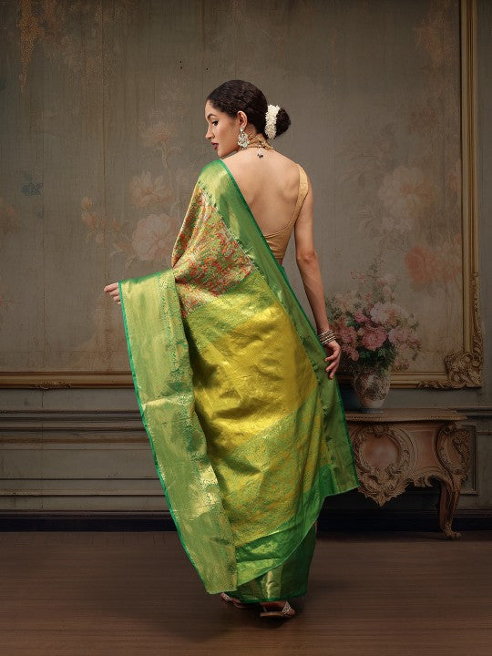 Woven Design Zari Pure Silk Saree