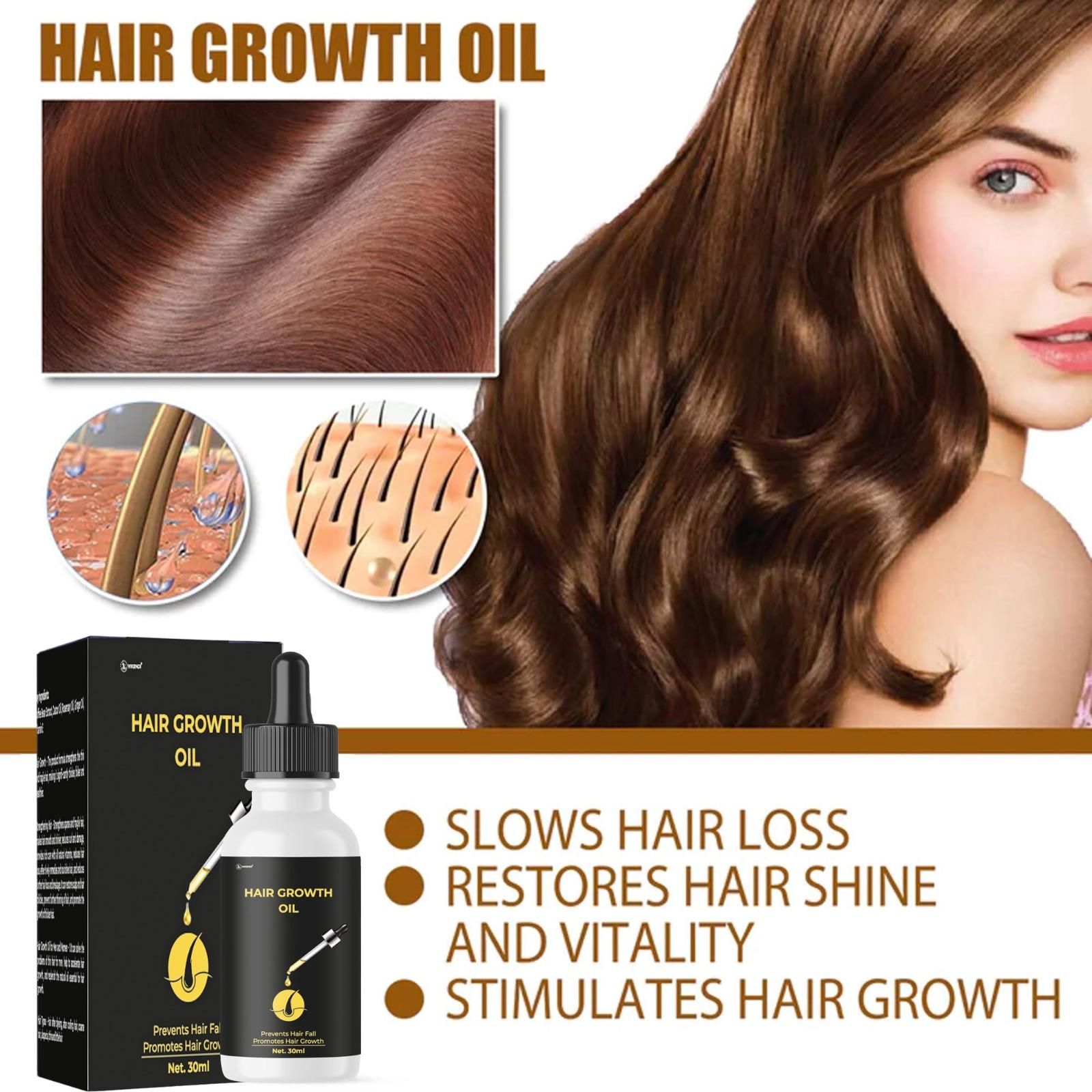 🔥Hair Growth Oil Prevent Hair Fall Promotes 🔥100% Natural 🔥