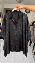 Elegant Print Ajrak Shirt - MAROON