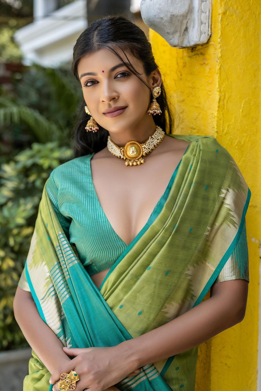 Tussar Raw Silk Weaving Saree - PISTA