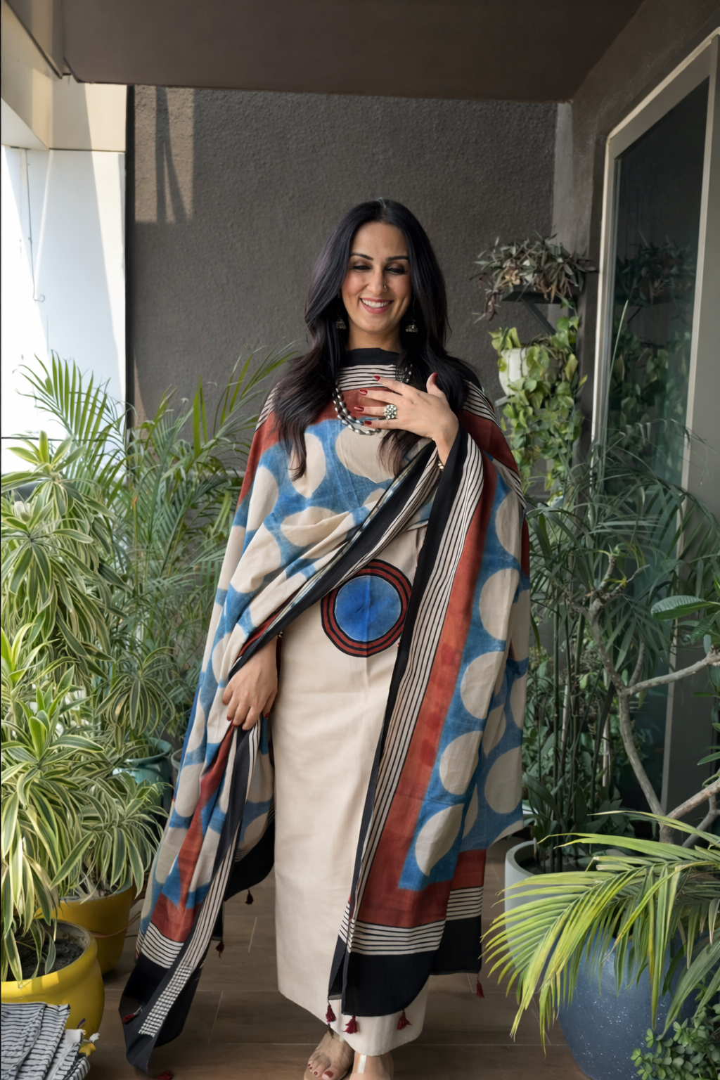 Pure Cotton Printed Suit With Dupatta