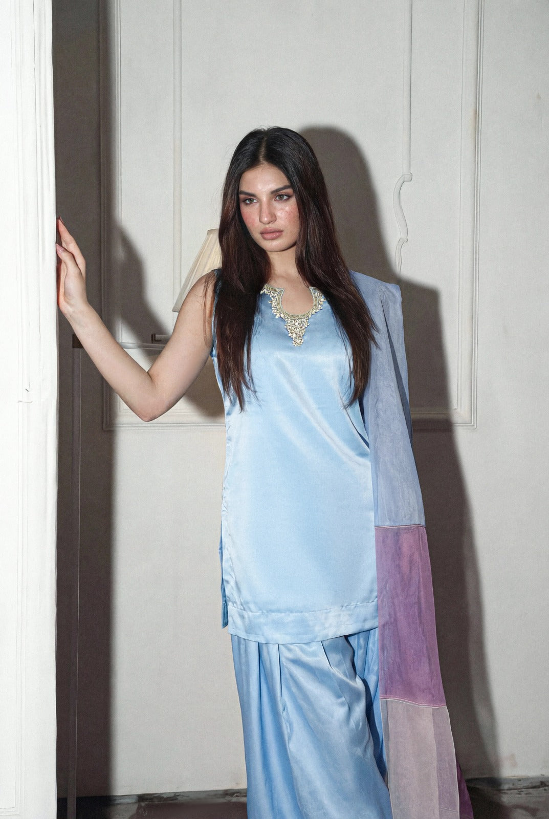 Sonya Crafted in luxurious Armani Satin