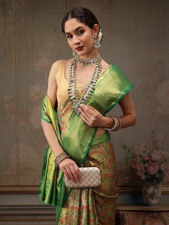 Woven Design Zari Pure Silk Saree