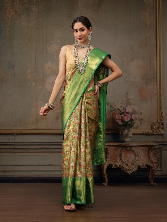 Woven Design Zari Pure Silk Saree